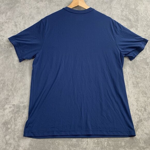 Outdoor Research T-Shirt Men Large Blue Essential Pocket Short Sleeve Tee Active - Picture 9 of 9